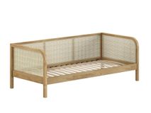 Kajuitbedkader incl. lattenbodem OLIVE - Rotan eik VPC-32-000001