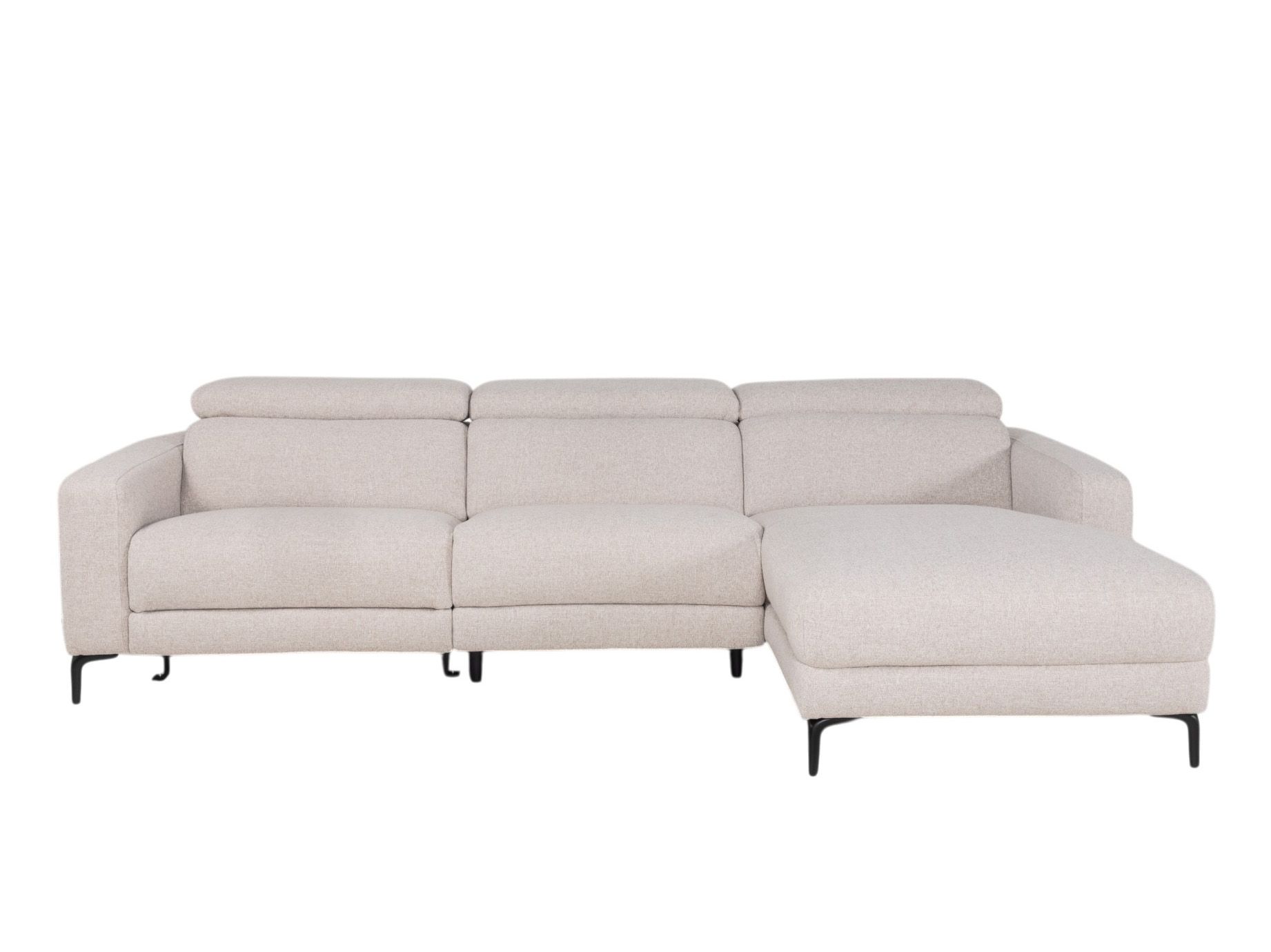 Hoekzetel met elektr. relax NOX - Beige