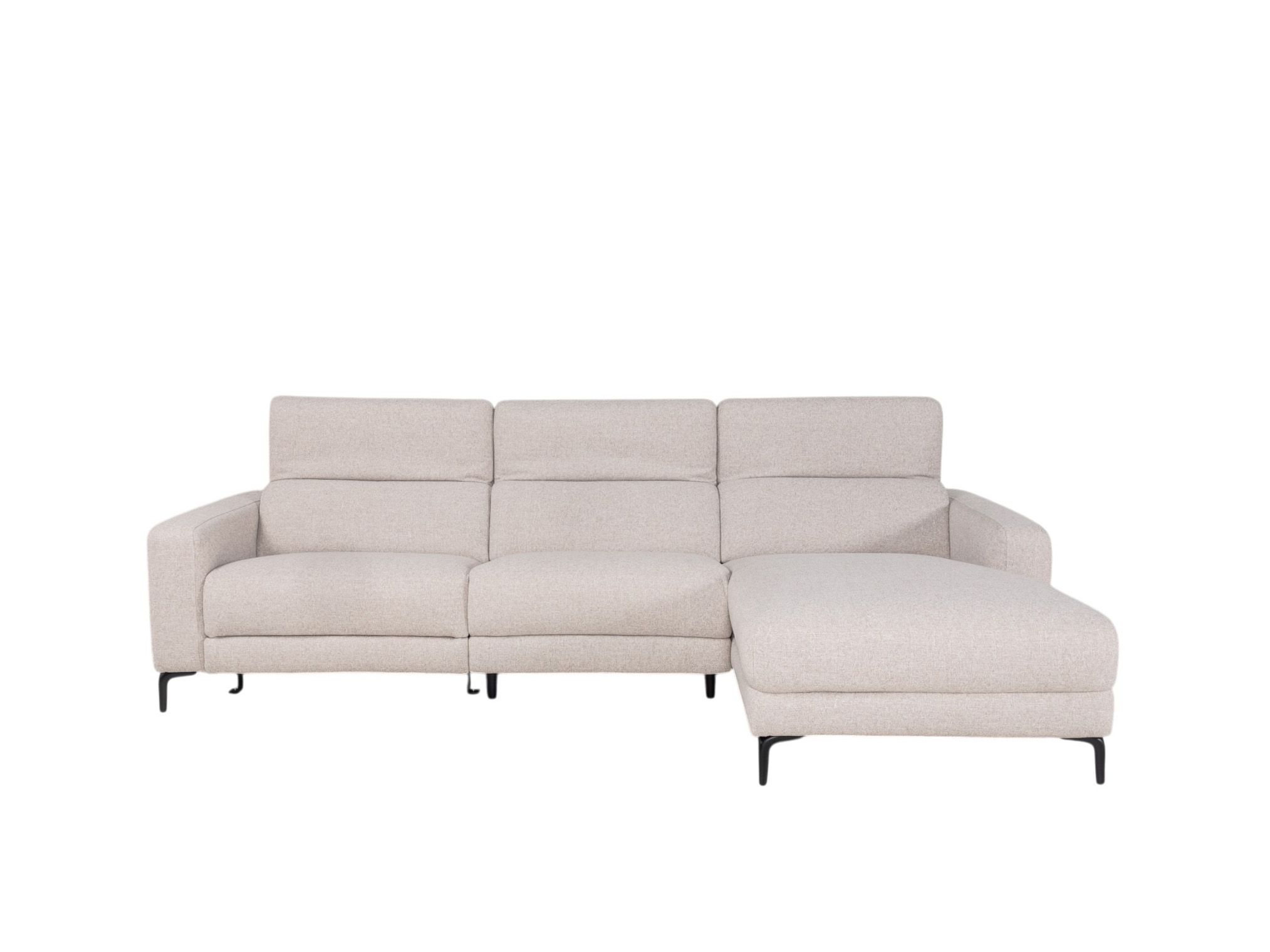 Hoekzetel met elektr. relax NOX - Beige