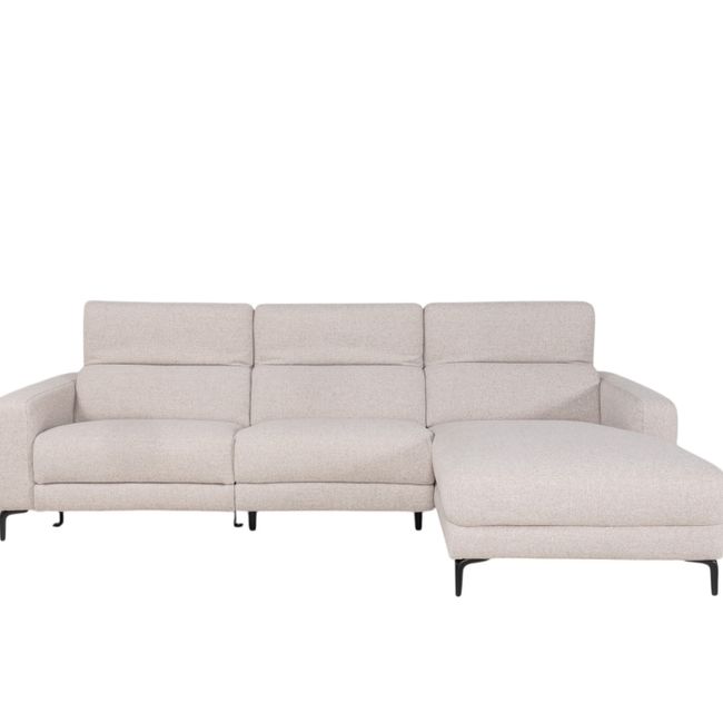 Hoekzetel met elektr. relax NOX - Beige
