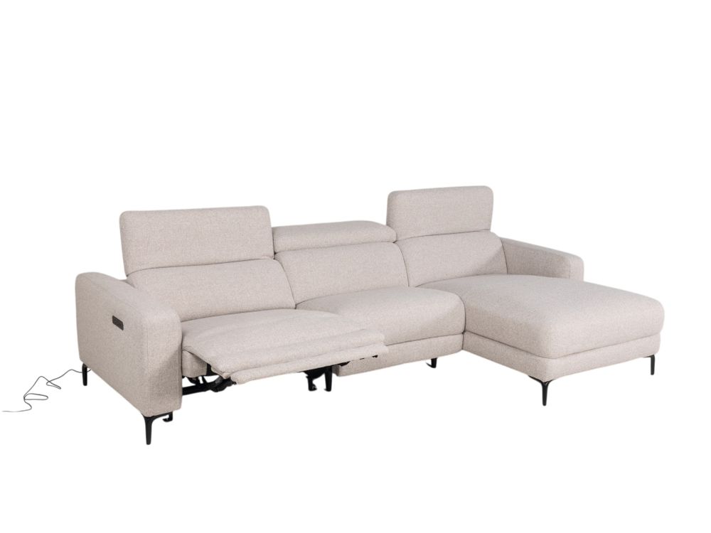 Hoekzetel met elektr. relax NOX - Beige C-KUK-9-HKS3