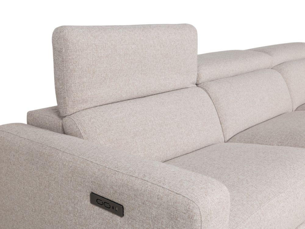 Hoekzetel met elektr. relax NOX - Beige C-KUK-9-HKS3