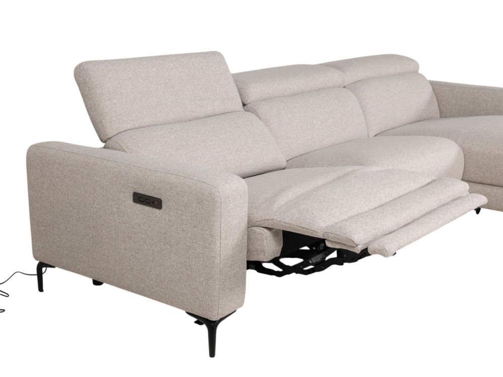 Hoekzetel met elektr. relax NOX - Beige C-KUK-9-HKS3