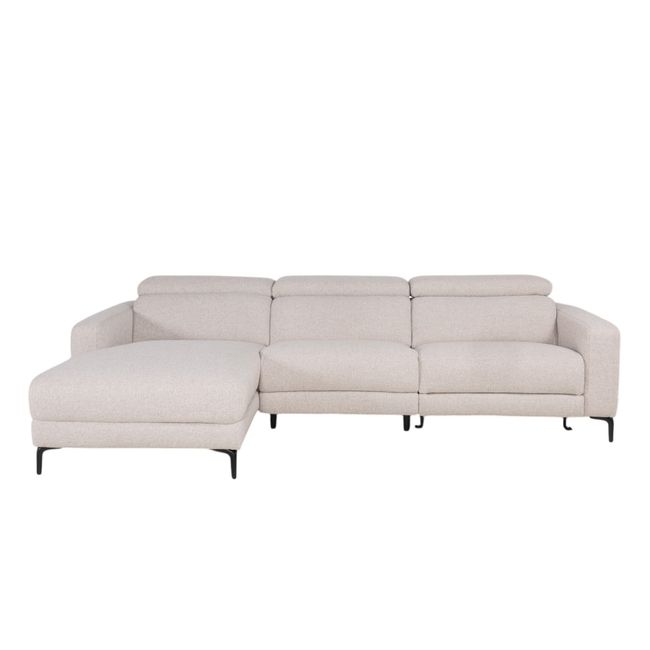Hoekzetel met elektr. relax NOX - Beige