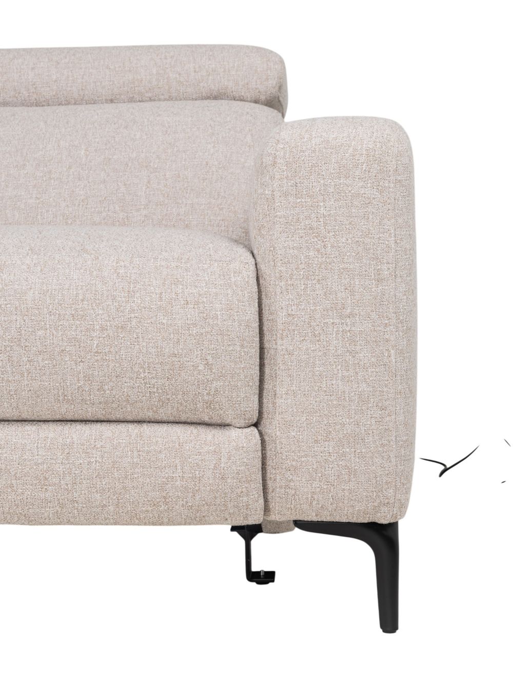 Hoekzetel met elektr. relax NOX - Beige C-KUK-9-HKS4