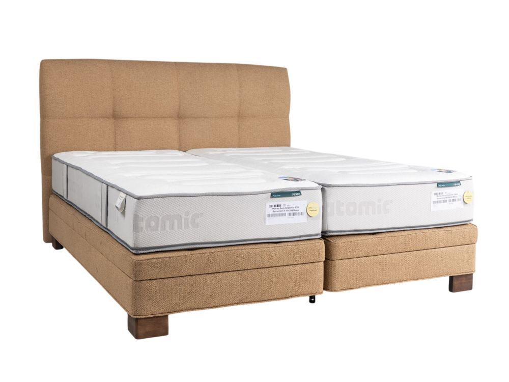 Elektr. boxspring MEGHAN - Caramel C-RVR-285-SET1