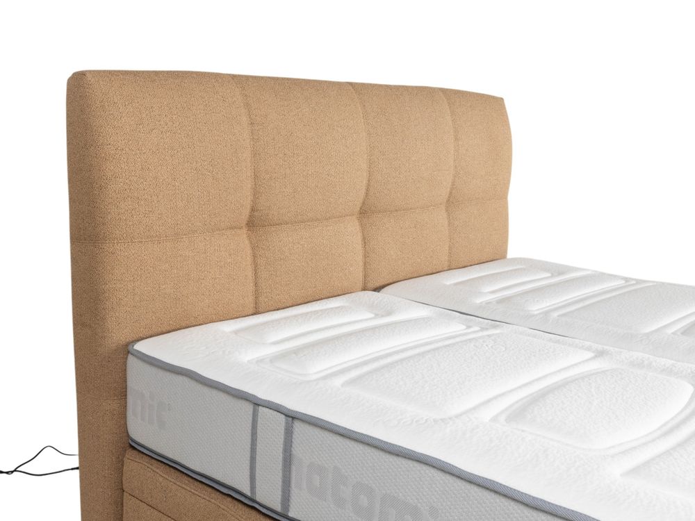 Elektr. boxspring MEGHAN - Caramel C-RVR-285-SET1