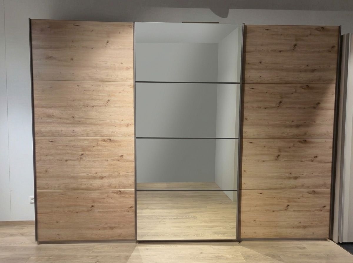 Schuifdeurkast KULMBACH - Eik artisan RCH AG121.0X4F