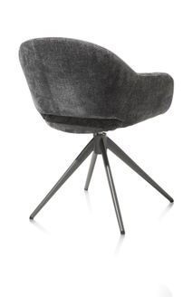 Set van 4 armstoelen FINN - Antraciet C-XOO-291-SET1
