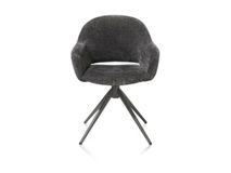 Set van 4 armstoelen FINN - Antraciet C-XOO-291-SET1