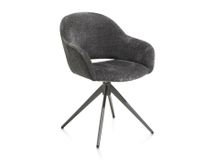 Set van 4 armstoelen FINN - Antraciet C-XOO-291-SET1