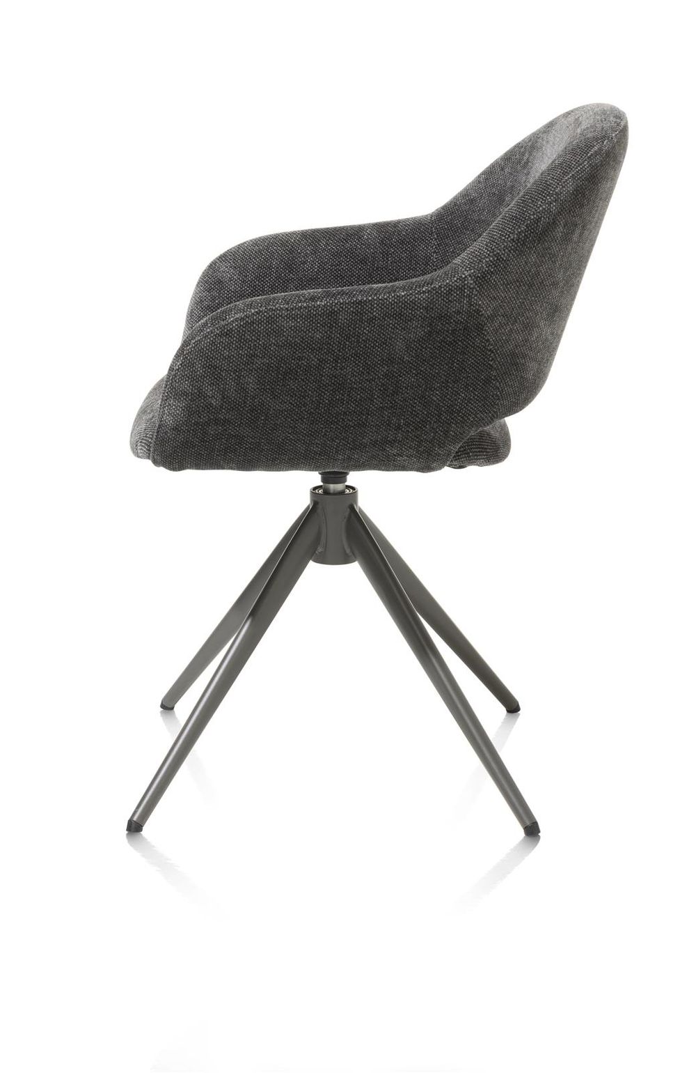 Set van 4 armstoelen FINN - Antraciet C-XOO-291-SET1