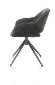 Set van 4 armstoelen FINN - Antraciet C-XOO-291-SET1