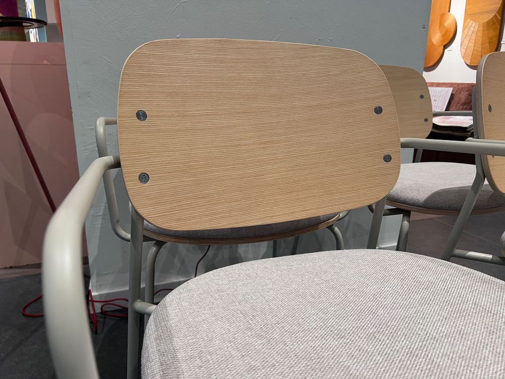 Set van 4 stoelen MELI - Essenfineer/Beige C-KAV-1196-SET1