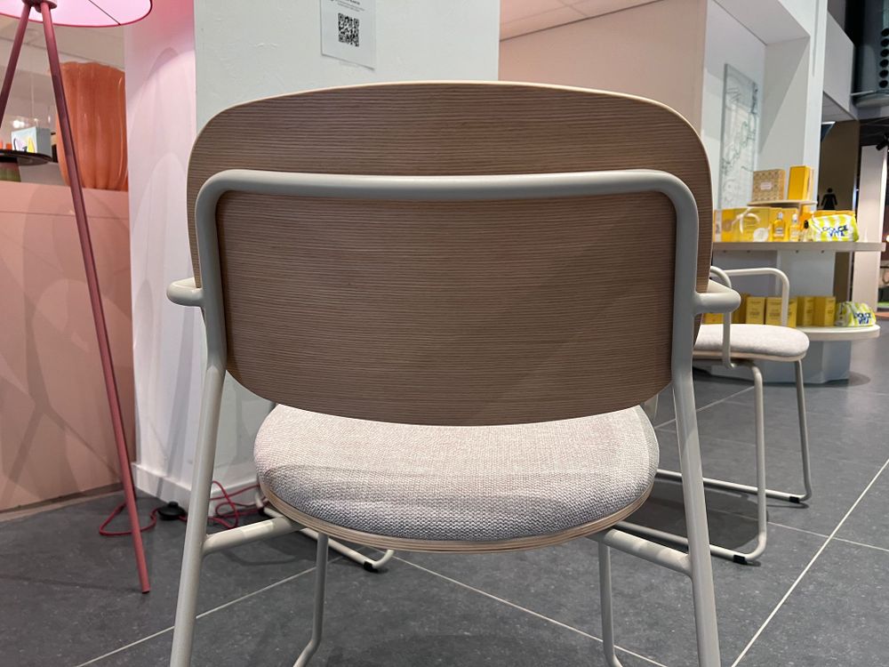 Set van 4 stoelen MELI - Essenfineer/Beige C-KAV-1196-SET1