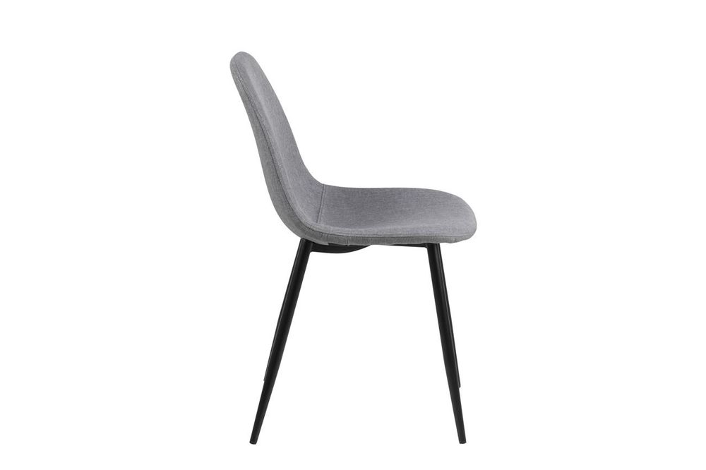 Set van 4 stoelen WILMA - Lichtgrijs C-ACT-69-SET1
