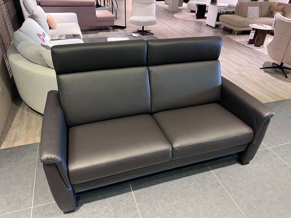3-zit OSLO - Donkerbruin leder DFM-14-3Z-L30-W41795