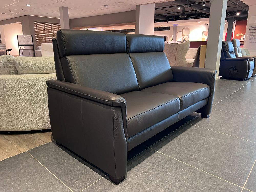3-zit OSLO - Donkerbruin leder DFM-14-3Z-L30-W41795