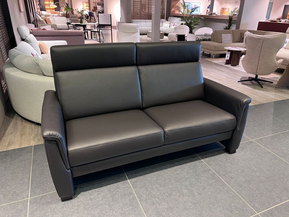 3-zit OSLO - Donkerbruin leder DFM-14-3Z-L30-W41795