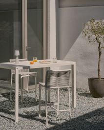 Set van 4 barstoelen buiten CULIP - Lichtgrijs KAV-SET-KAV J1100032NN03