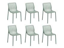 Set van 6 tuinstoelen DOGA - Munt C-NRD-2-SET2