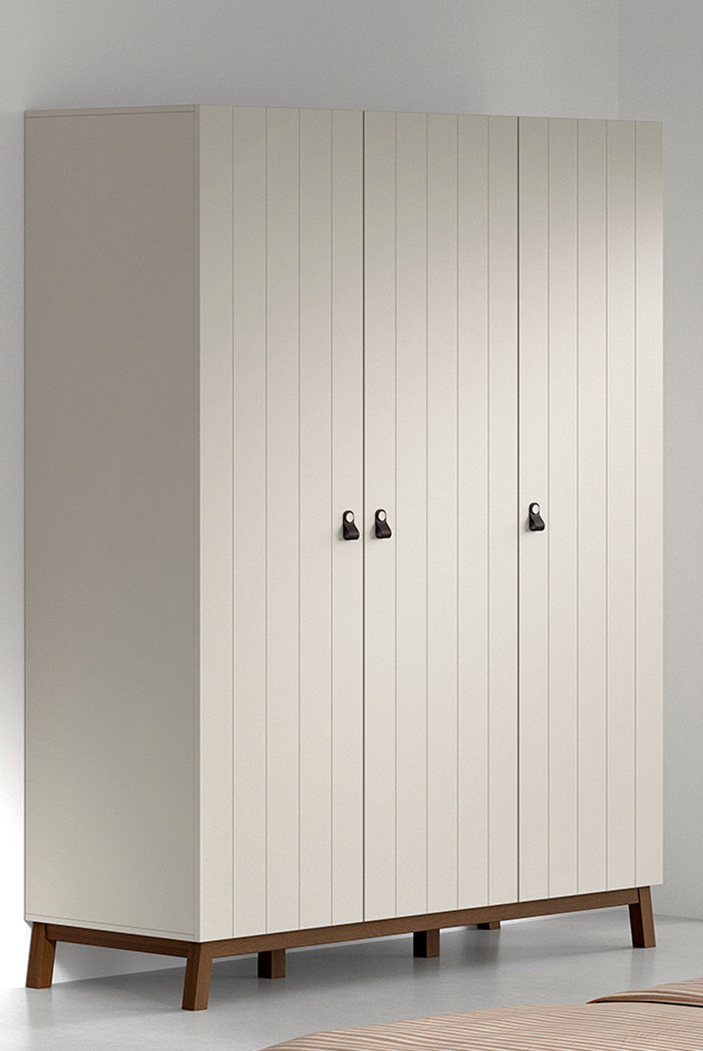 Kleerkast SEZANE - Klei / walnoot VPC-38-000004