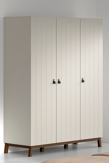 Kleerkast SEZANE - Klei / walnoot VPC-38-000004