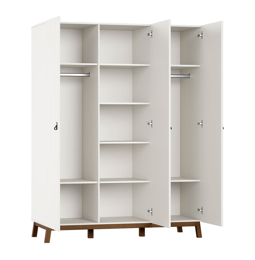 Kleerkast SEZANE - Klei / walnoot VPC-38-000004