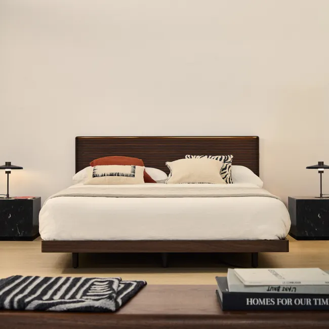 Bed NORLEN - Walnootfineer