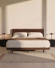Bed NORLEN - Walnootfineer KAV M00086W09