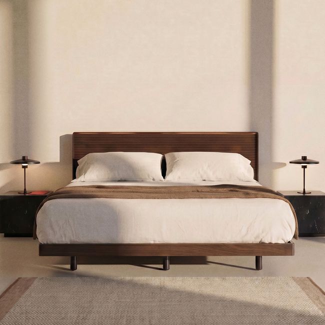 Bed NORLEN - Walnootfineer