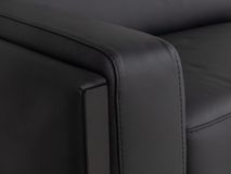 3-zit met elektr. relaxen RINO - Zwart leder C-CAL-168-HKS1