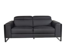 2-zit RINO - Zwart leder CAL-168-TZ1