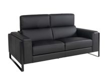 2-zit RINO - Zwart leder CAL-168-TZ1
