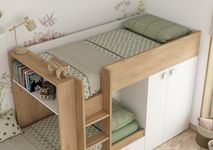 Stapelbed Maxim - Eik / Wit TRA-13-001