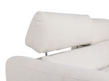 Hoekzetel met elektr. relaxen LUNO - Wit C-HTL-161-TZ1