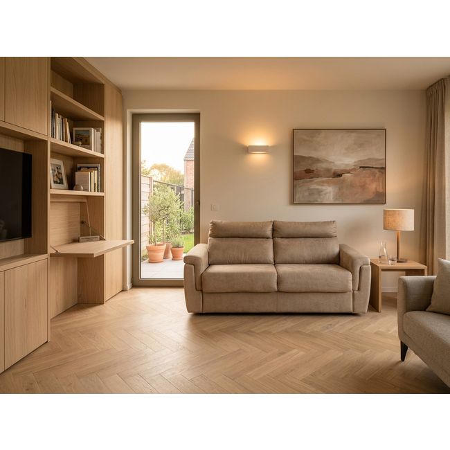 3-zit met zetelbed PIXELL - Beige