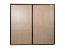 Schuifdeurkast LAGO - Eikenhouten look MBR-85-000021