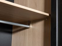 Schuifdeurkast LAGO - Eikenhouten look MBR-85-000021