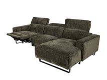 Hoekzetel met elektr. relax VENTO - Donkergroen C-KUK-23-HKS1