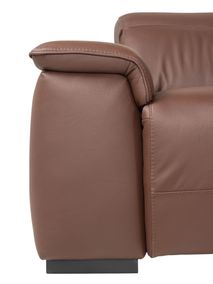 Hoekzetel met elektr. relax LIVINGSTONE - Bruin le C-DDV-28-HKSTZ1