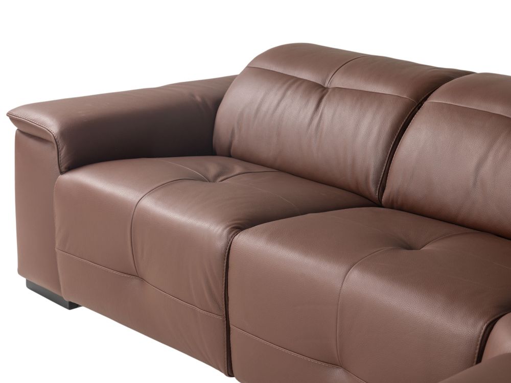 Hoekzetel met elektr. relax LIVINGSTONE - Bruin le C-DDV-28-HKSTZ1