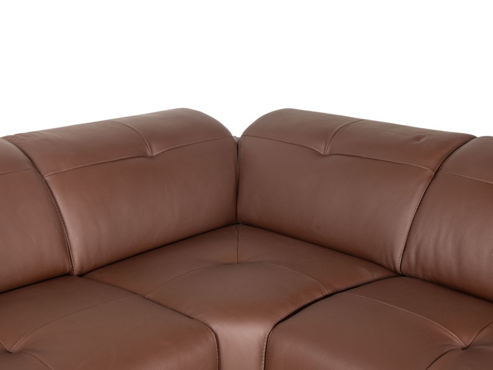 Hoekzetel met elektr. relax LIVINGSTONE - Bruin le C-DDV-28-HKSTZ1