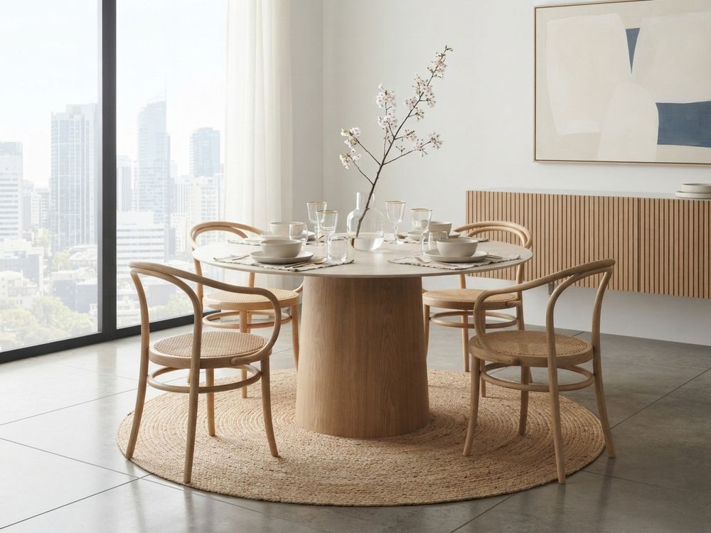 Eetkamertafel TOM - Travertijn MED-55-TZ1