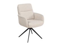 Draaibare armstoel TOBY - Beige MED-67-TZ1