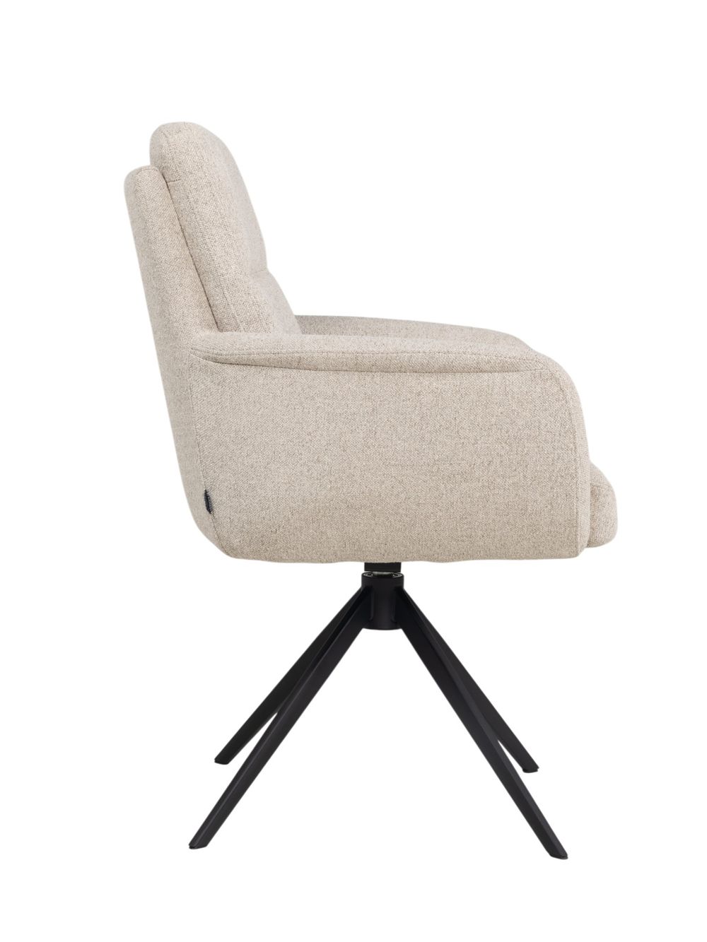 Draaibare armstoel TOBY - Beige MED-67-TZ1