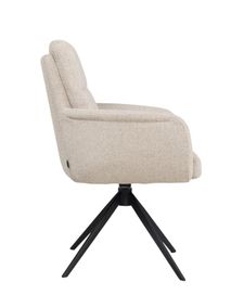 Draaibare armstoel TOBY - Beige MED-67-TZ1