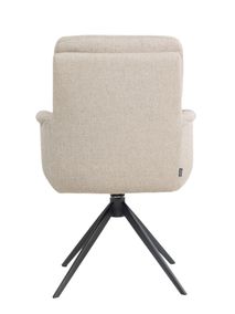 Draaibare armstoel TOBY - Beige MED-67-TZ1