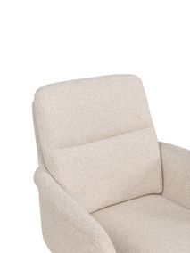 Draaibare armstoel TOBY - Beige MED-67-TZ1