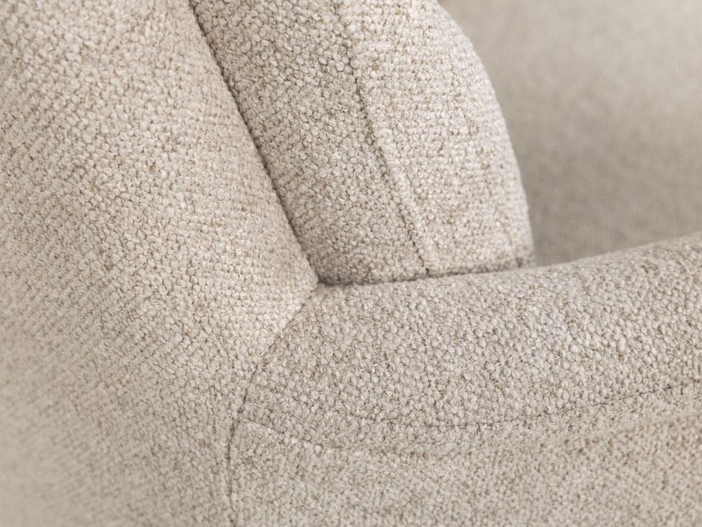 Draaibare armstoel TOBY - Beige MED-67-TZ1